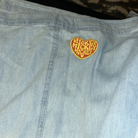 NWT Disney plus size Mickey and Minnie Denim Skirt For Adults in size 2X - Picture 11 of 16